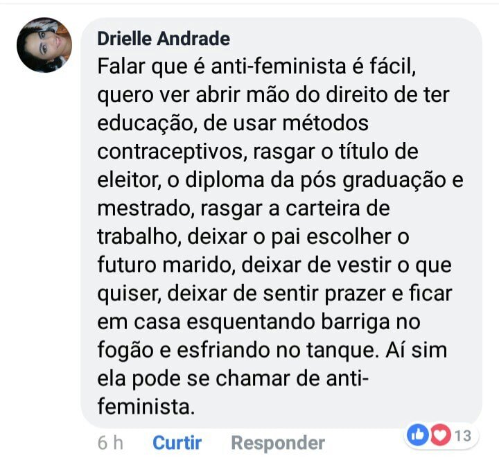 QuebrandoOTabu's tweet photo. Pesquise mais sobre feminismo, gente. https://t.co/LlT5tZbkiN