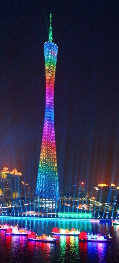 Guangzhou 广州市 China has a population of 13 million. Jade burial suit, 72 martyr monument and Guangzhou TV tower below  #Travel 