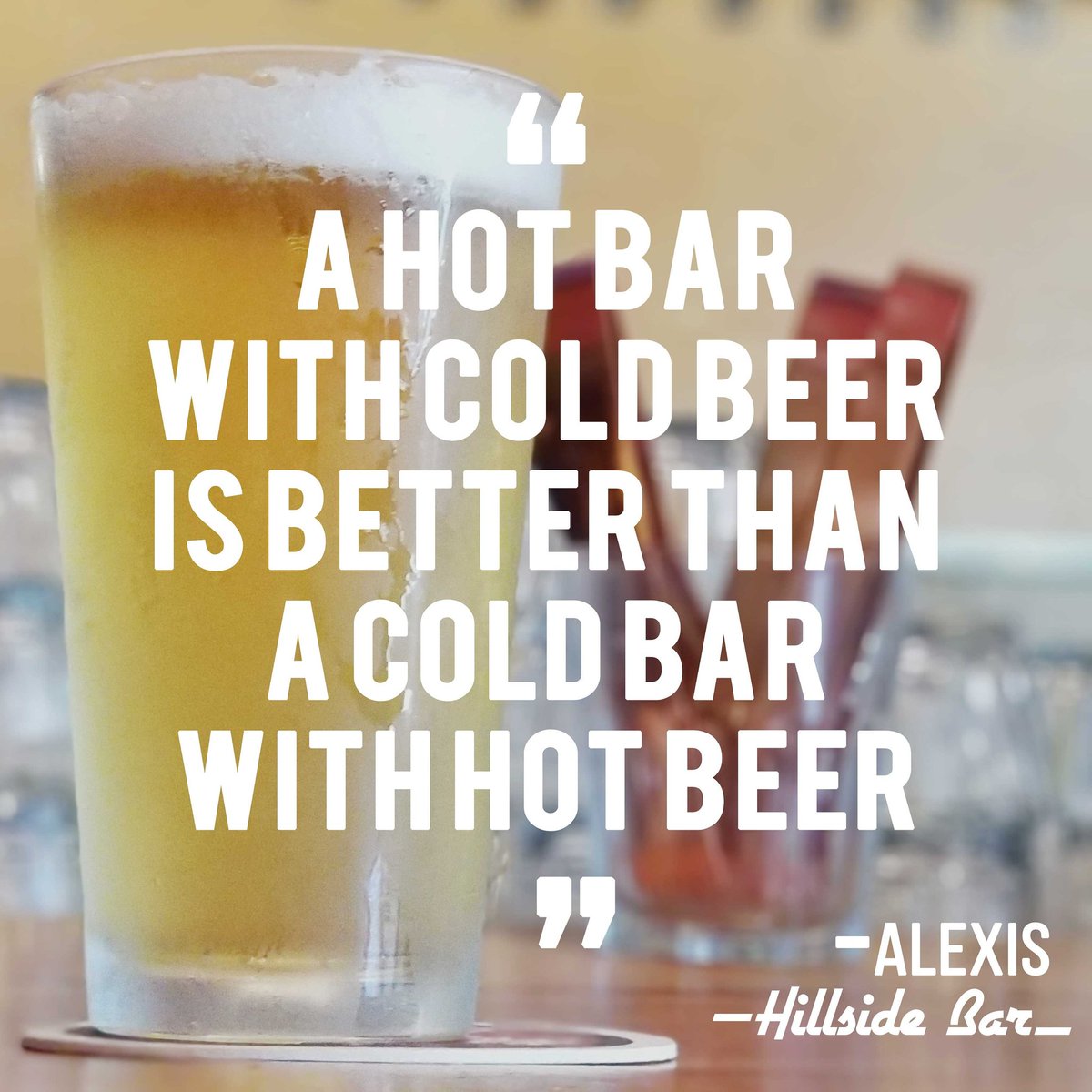 Words of wisdom from one of our own.

#seattlebars #seattlebarscene #getbuzzed