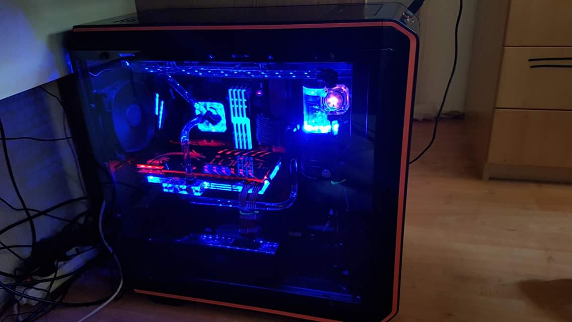 V1 Tech On Twitter Andre Dre Built This Epic Watercooled Gaming