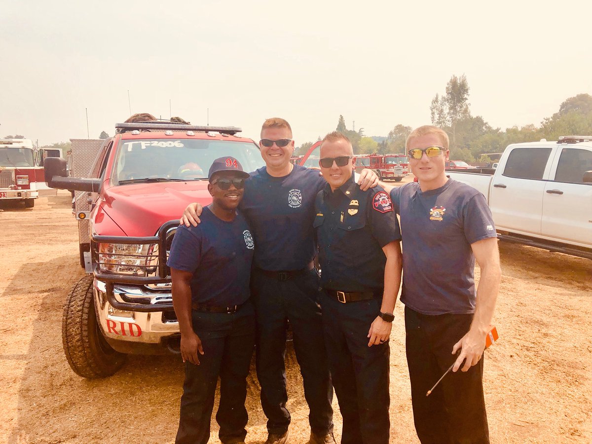 River Delta FD (@riverdeltafd) on Twitter photo Patrol 94’s crew with Chief Armstrong at basecamp today.  Chief Armstrong travel to Redding to check on the crew and deliver some equipment.  #CarrFire @jarmstrong55A1 Patrol 94’s crew with Chief Armstrong at basecamp today.  Chief Armstrong travel to Redding to check on the crew and deliver some equipment.  #CarrFire @jarmstrong55A1
