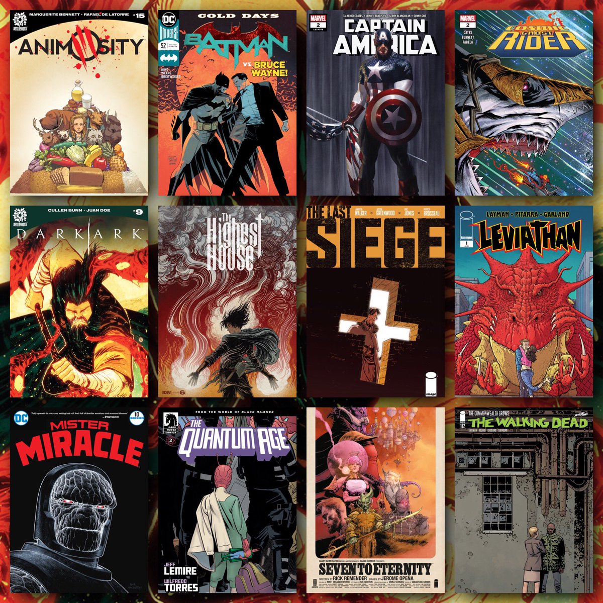 SunspotsComics's tweet photo. 🤙🏽🤓IT’S #NCBD! 👕Thanks @popuptee & @cryptidzoo! Use PROMO CODE SUNSPOTSCOMICS & get 25% OFF!👕 #animosity #batman #captainamerica #darkark #cosmicghostrider #thelastsiege #highesthouse #leviathan #mistermiracle #quantumage #seventoeternity #walkingdead #punisher #ghostrider https://t.co/1CAZeJo4Vz