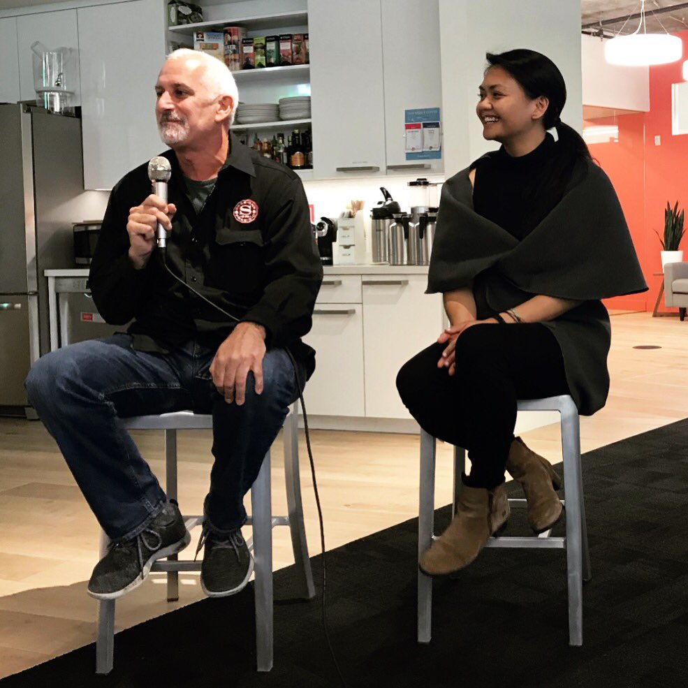 AdentroMktg's tweet photo. Evin Gelleri, the owner of @sessions_sf, stopped by our offices for a Q&amp;A about how he uses #Zenreach to connect with customers. He’s one of our favorite local #entrepreneurs and the subject of our latest #video 📹 (coming soon). https://t.co/1ySf6OURLY