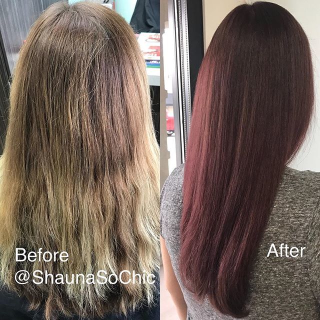 What a transformation. Back to a healthy shiny #Redhead!! To book an appointment check out the link in my bio. #redhair #chicsalon #shaunastegall #solasalonstudios #kirkwoodmo #styleseat #hairtransformation #davines #stl #stlouishair #stlhairstylist ift.tt/2LO5eQo
