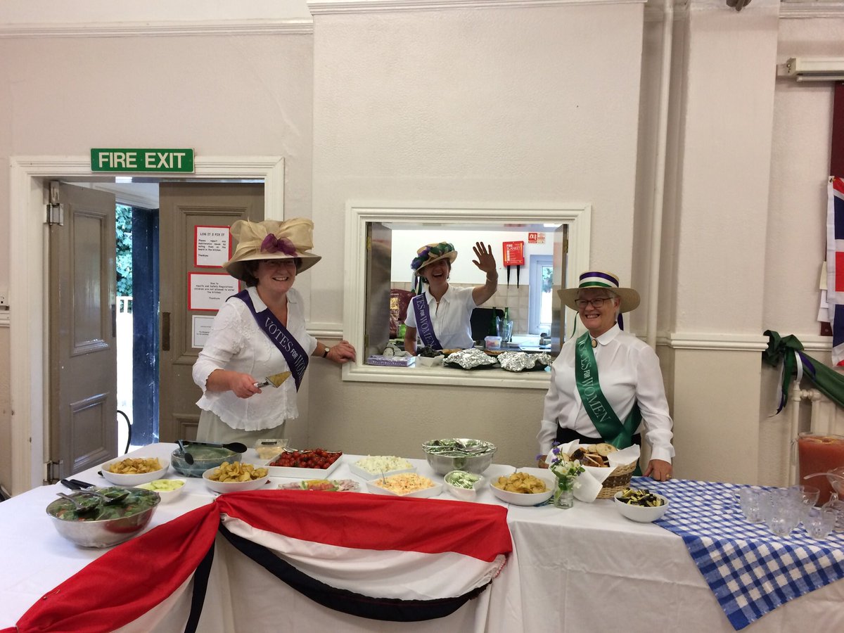 Our members enjoyed a suffragette themed party.