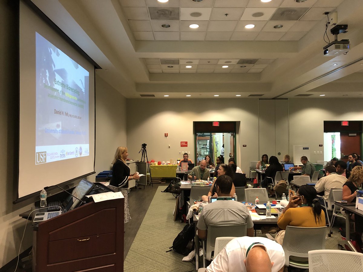 dhyeh's tweet photo. Had a blast sharing our @EngineeringUSF @NEW_generator #poop๐ฉ#biorecycling work today w a group of awesome educators at @USouthFlorida summer #invention workshop. Thank u @uspto & @USFCollegeofEDU for inviting me. #NSTI #innovation #teacherleaders #usptostem #stem #NEWgenerator https://t.co/yGo20Ss7QD