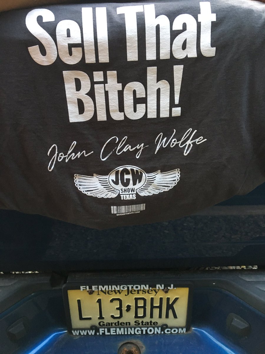 Andrew86276330's tweet photo. @johnclaywolfe podcast is loud and clear here in New Jersey. Curious to see if anyone recognizes the shirt here. https://t.co/2x4lVelZih