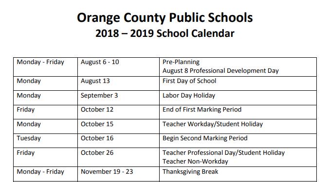 OCPS News on Twitter: Planning for the new school year? Make sure you