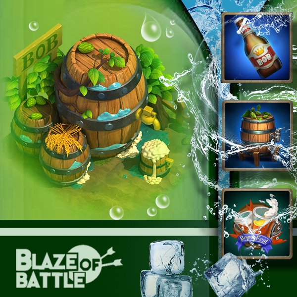 BlazeofBattle's tweet photo. #InternationalBeerDay Rejoice in the greatness of the beer, and beer goes best with friends🍻
Let's unite our friends &amp; enjoy the upcoming "Cheers for Beers" special tiles gathering!
* It will auto-refresh EVERY 3hs on the map
* From 2018-08-02 02:00 to 2018-08-06 02:00 (UTC) https://t.co/CzQGQdvmLY