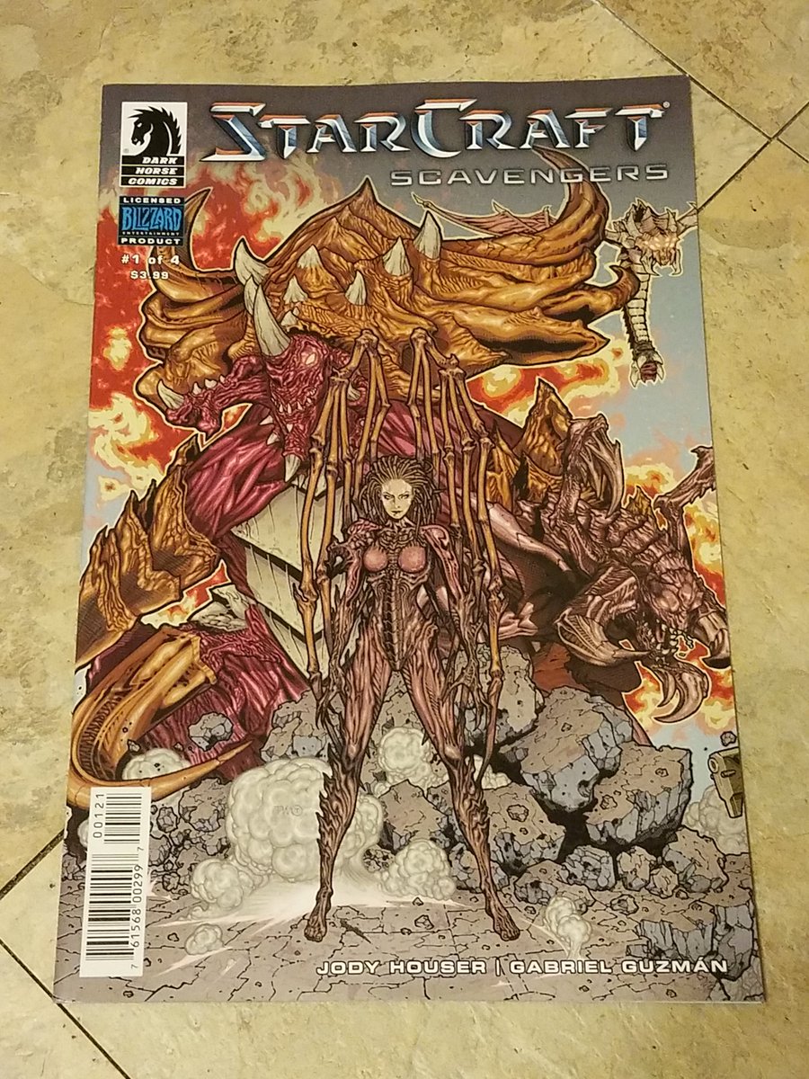 BentoBandit's tweet photo. Liking the beginning of this Starcraft Scavengers story @Jody_Houser #GabrielGuzman and @atiyehcolors have brought us. Looking forward to issue 2! Thank you! @DarkHorseComics #MoveTheNeedle #ILOVECOMICS #starcraft https://t.co/7LF1D9DpDi