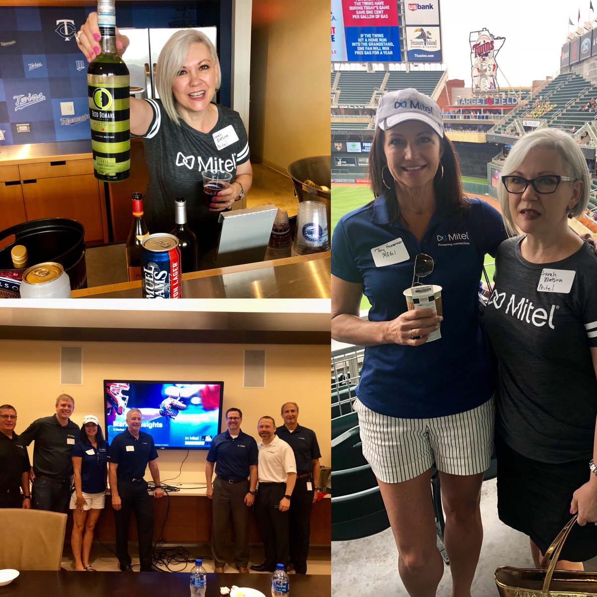 ToryHassenauer's tweet photo. Fun Mitel event at the twin stadium! #mitel #MLB https://t.co/19oaXDIsEg