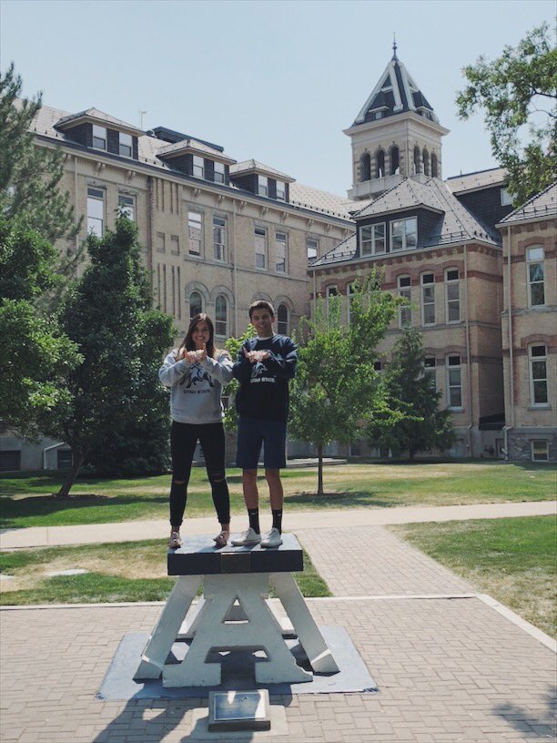 sarakoch88's tweet photo. This is really happening😅 💙#GoAggies https://t.co/DGJRh8tHPe
