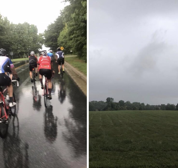 Raced the storm and the storm won! #USACycling #Crotchguard #NBSHydration