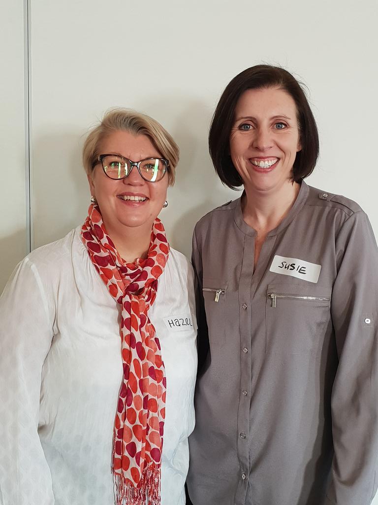 shayne_hyman's tweet image. Hazel Mactavish-West &amp;amp; Susie White (R) all good-to-go at today&apos;s VegInnovations Workshop in Sale (that&apos;s in Gippsland) @AUSVEG @Hort_Au @VegNET_au @vegdoctor @dicky_bill #vegetables #Add_VALUE #Create_VALUE #Innovation