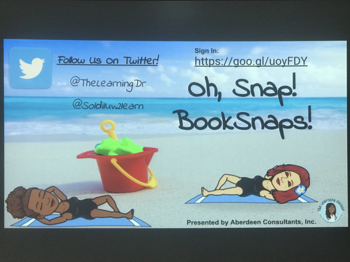 TheLearningDr's tweet image. It’s always a joy to share awesome classroom strategies with others! So @Soldiluv2learn and I packed up our beach bag, set the scene with music and props, and took our talents to #TechSplash2018. Thanks for having us! @Soldiluv2learn #AberdeenConsultants