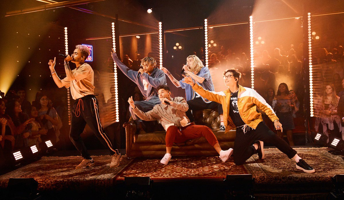Dynamite new #LateLateShow tonight with Mila Kunis, <a href="/ChristianSlater/">Christian Slater</a> and music from <a href="/PRETTYMUCH/">PRETTYMUCH</a>!