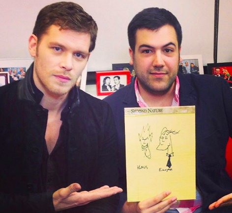 AndySwift's tweet photo. It's been a damn delight covering #TheOriginals for the past 5 years, from Comic-Con panels to set visits to whatever came between. As you can see, I have aged, but they have not. Vampires are real. https://t.co/InuhvgCN6K https://t.co/1wMLMI0cgP