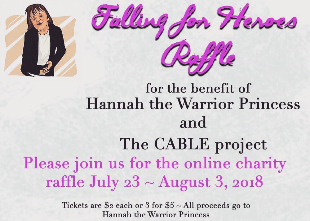 erynalicia's tweet image. We just past the half way point on the Falling For Heroes Raffle!!!! Wooohooo! Let’s keep this momentum going. ENTER TODAY Let’s send #HannahTheWarrior home w/new medical equipment. bit.ly/2LGsuyB #cableproject #droghedaireland