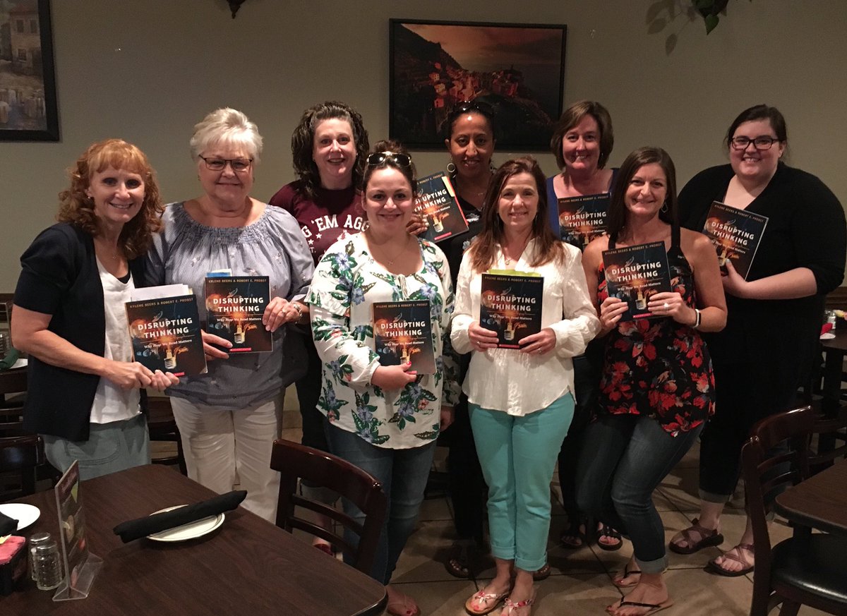 #DisruptingThinking summer book club. Committing to book, head, heart reading in the new school year. <a href="/BobProbst/">Bob Probst</a>  <a href="/KyleneBeers/">Kylene Beers</a> #fpseuknights