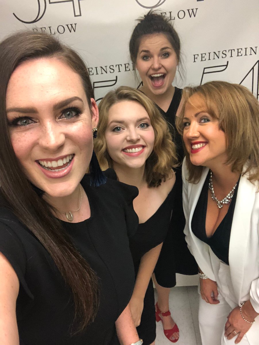 singinghaggis's tweet photo. Not long now.....can't wait....I am rather excited! Here @54Below with @philippalynas #EmmaCamp and #SophieRapiejko #showtime https://t.co/WohCpBtowN