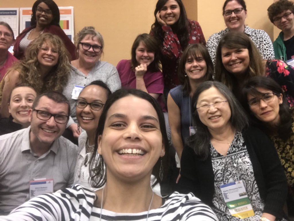 LmannHill's tweet photo. Our #Neighborhoodbridges workshop today was amazing. Important dialogue with folks from across the nation. Exploring how storytelling and theatre can counter Islamaphobia @AATENow #ctcbridges #CTCatAATE @Mariaingridasp https://t.co/QdTpfLKvzW