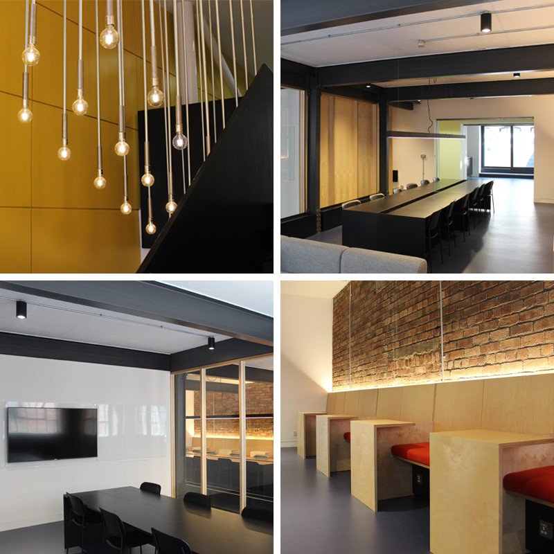 JDAArchitects's tweet photo. Since JDA #liverpool moved to our new studio space our landlord @urban_splash have revamped the communal facilities &amp; given us fantastic new meeting spaces, an urban garden and feature entrance space.  We’re sure you’ll be impressed next time you visit us #refurb #vanillafactory https://t.co/FUlw2AuKmn
