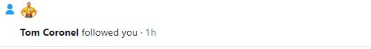 MiniJdc's tweet image. dan word je wakker, en dan check je even je twitter zie je dit ... dat @TomCoronel je volgt. zonder iets te vragen volgt hij me vind het wel leuk groetjes naar ons tommeke!!