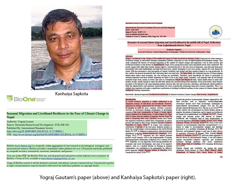RepublicaNepal's tweet photo. #TU associate #professor #plagiarizes to get promotion | https://t.co/HZZ0y59Vqo https://t.co/zws2sTowzO