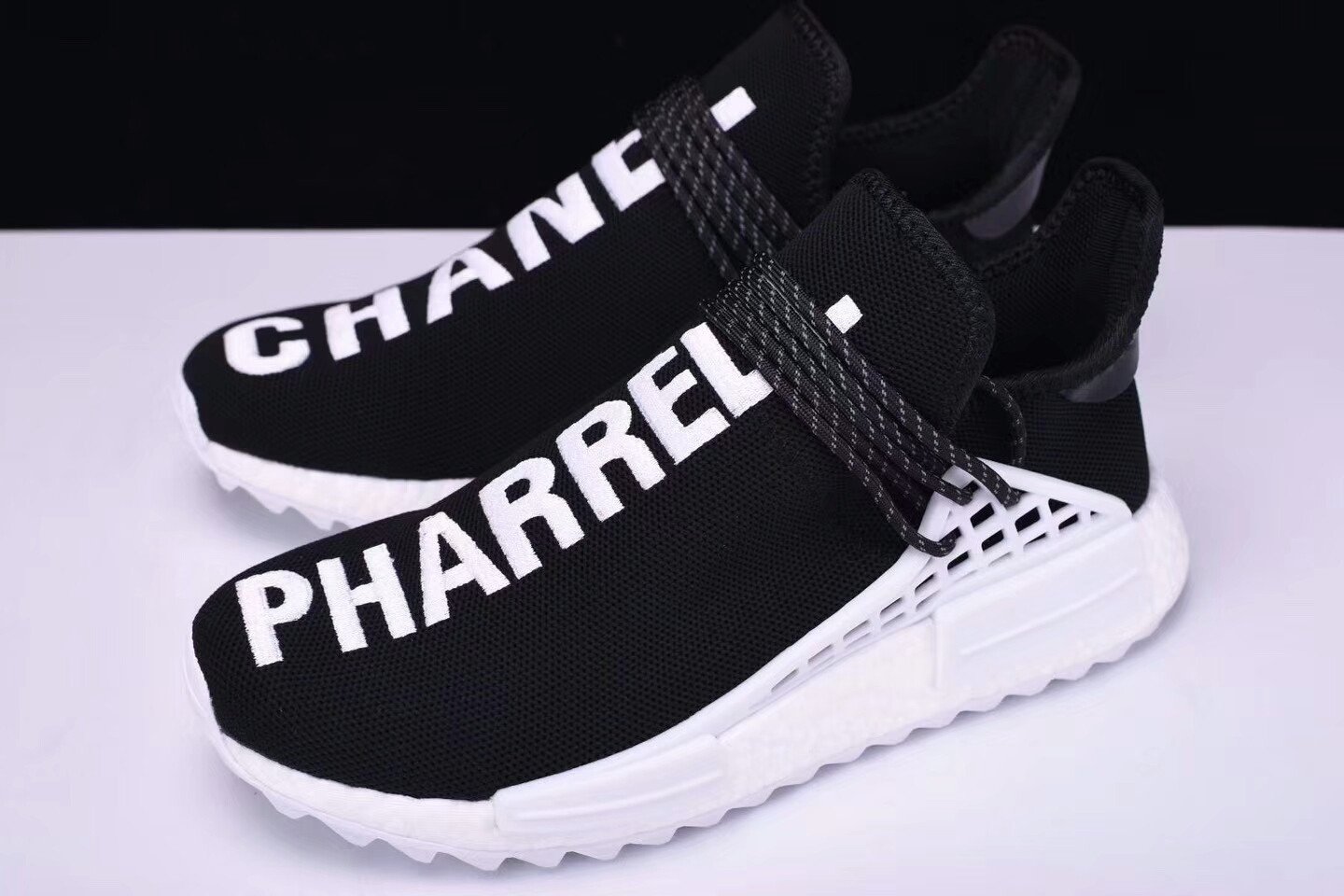 pharrell x chanel x adidas nmd human race