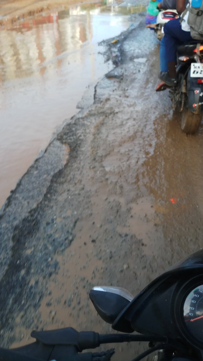 mohanra42998954's tweet photo. #PMOIndia #NarendraModi #KumaraSwamy Dear sir, i did not get any reply for my problem posted on 23rd July.. please reply and take necessary action for our problem who travel daily in these road. we r holding our lives in our hand. please save us sir https://t.co/AzyAcQ1sje