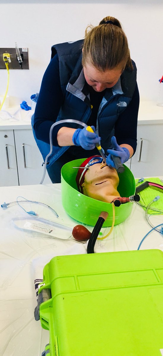 Gosh this looks hard! SALAD trainer from <a href="/KangarooBeach/">Tim Leeuwenburg</a> and managing the ‘challenging’ airway. #emsa18 Mary is a legend! <a href="/NeumannSally/">Sally Neumann/Tucker</a> <a href="/AstiTraveller/">Carla Zampatti</a>