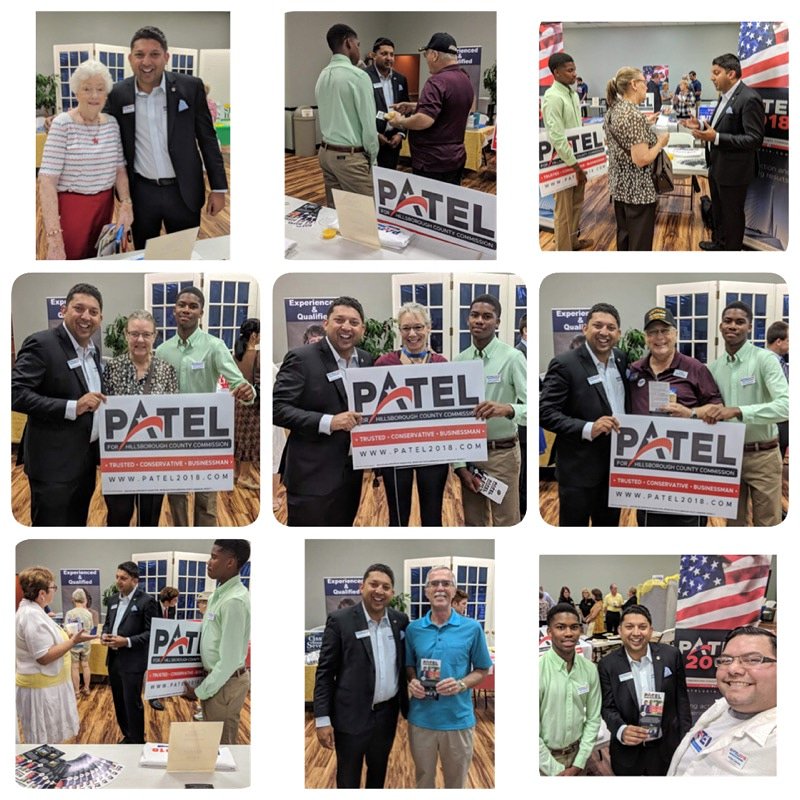 pateltimes's tweet photo. Last week our @aakashpatel2018 #Patel2018 campaign team enjoyed meeting voters @SCCChamber Eggs & Issues event! We also won the straw poll! #VotePatel https://t.co/KOdOcvEGKb