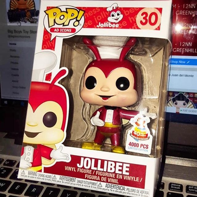 metallic jollibee pop