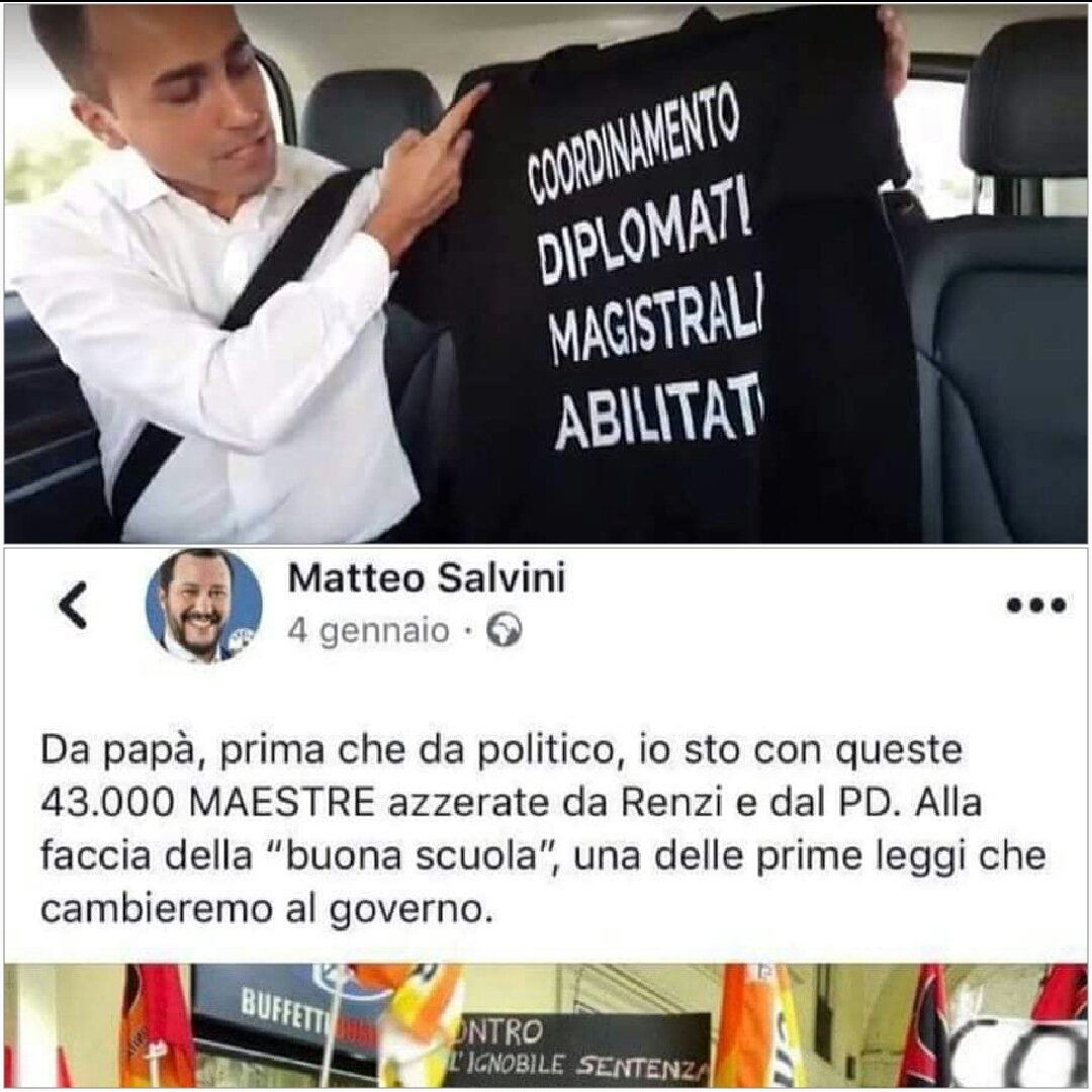 laziadebi's tweet photo. Per ricordare chi ha tradito la nostra fiducia #DMinGaE
#DiplomatiMagistrale #diplomatimagistrali #scuola #dignità #LaMaestraNonSiLicenzia #DecretoDignità @luigidimaio @matteosalvinimi https://t.co/vgaMRZEiyX
