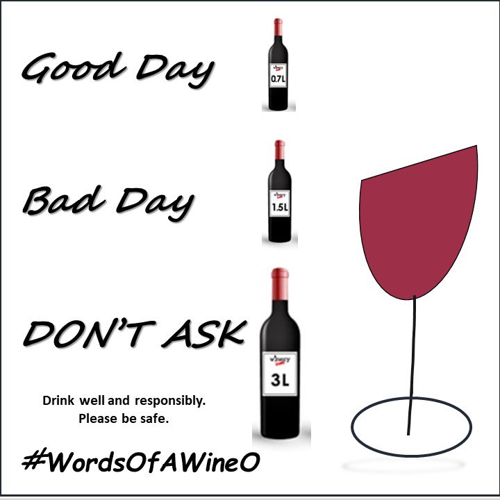 A_Wine_O's tweet photo. Yes, I had that kinda day today...Don't Ask.  
#HaveAGrapeDay!
@hmgivingsoul @onceuponawine_ @wineworldnews @winewankers @MacCocktail @DemiCassiani @CaraMiaSG @SophisticaWinos @RedWolfImports @winegal57 @Dracaenawines @WineSelfies @WittyWineWoman @damewine @SashaEats @10KBottles https://t.co/UixYiaDWOE