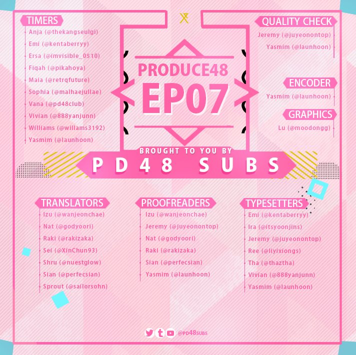 pd48subs's tweet photo. [ENG SUB] PRODUCE 48 EPISODE 7
Subbed by @pd48subs
Streamango: https://t.co/smfsnoFnIw
Openload: https://t.co/uPvLXNpWBa
Google Drive: https://t.co/0vGH1t0MgV

#PRODUCE48 #프로듀스48 https://t.co/nlThnBhhu6