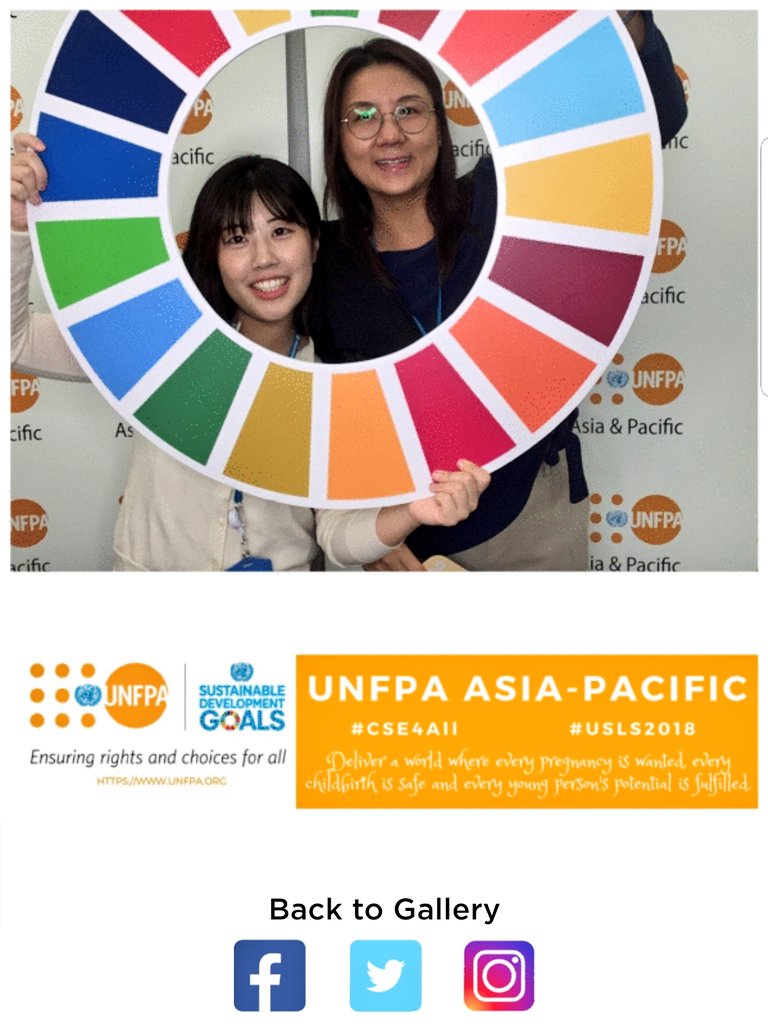 UNFPAAsiaPac's tweet photo. Around 1,000 young university scholars have gathered in Bangkok for the #USLS2018 to discuss on how we can work together to reach the SDGs. 🌐✊🏼👍🏼
If you’re at the #USLS2018, stop by our booth, take a selfie and be part of the #SDG movement!
#CSE4ALL https://t.co/63oQWOE1YK
