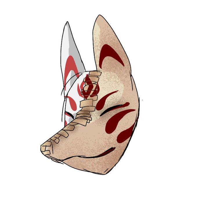 狐面のtwitterイラスト検索結果 古い順