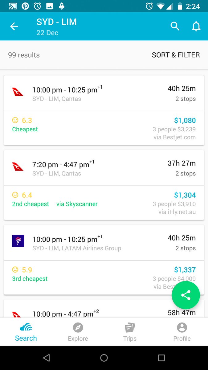 MaryKate_dice's tweet photo. @SkyscannerAus hey guys, quick question, I saw this price per ticket on the app, but is charging the same for a child and an infant, does make sense, how do I fix that? Thnks https://t.co/ZFtyBvFtfn