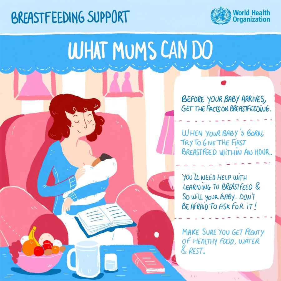 WHOTLS's tweet photo. Dear Mothers-to-be and new-moms, happy breastfeeding week! 

Here are some handy tips on #breastfeeding for mums 🤱

#WorldBreastfeedingWeek #worldbreastfeedingweek2018 https://t.co/nHuzMi4U9i