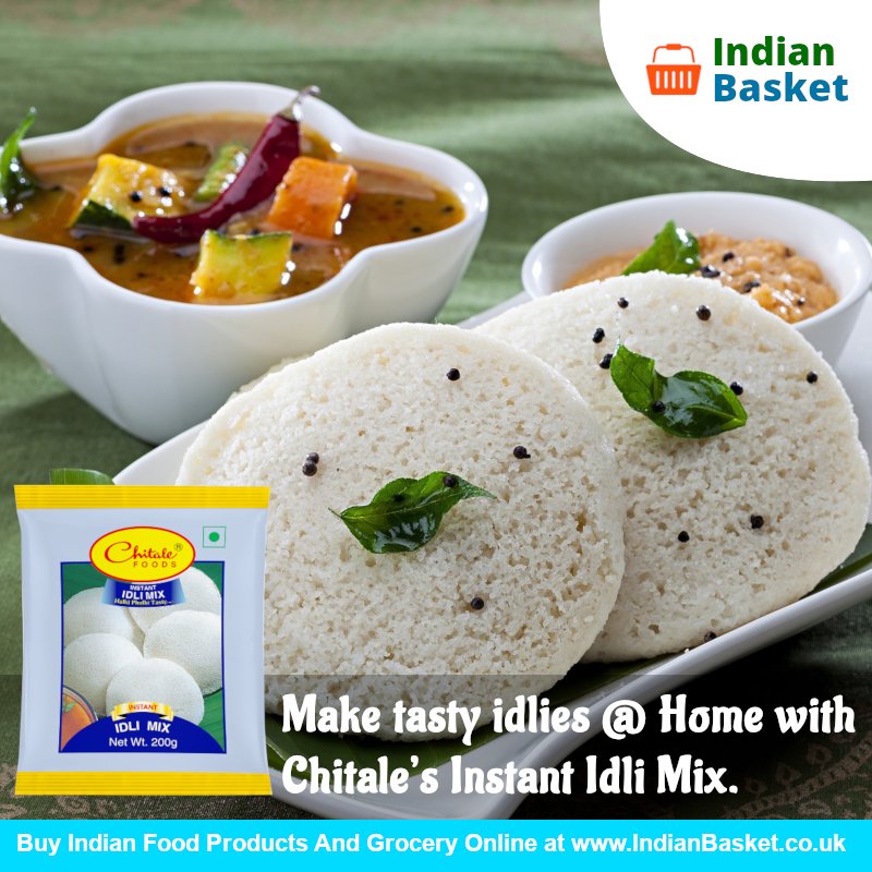 Make soft, delicious idlies @ Home with #Chitale #IdliMix. Buy it online at IndianBasket.co.uk and get delivered at your doorstep. We deliver in entire UK and Europe. Free shipping in UK Mainland on all orders above £30!!