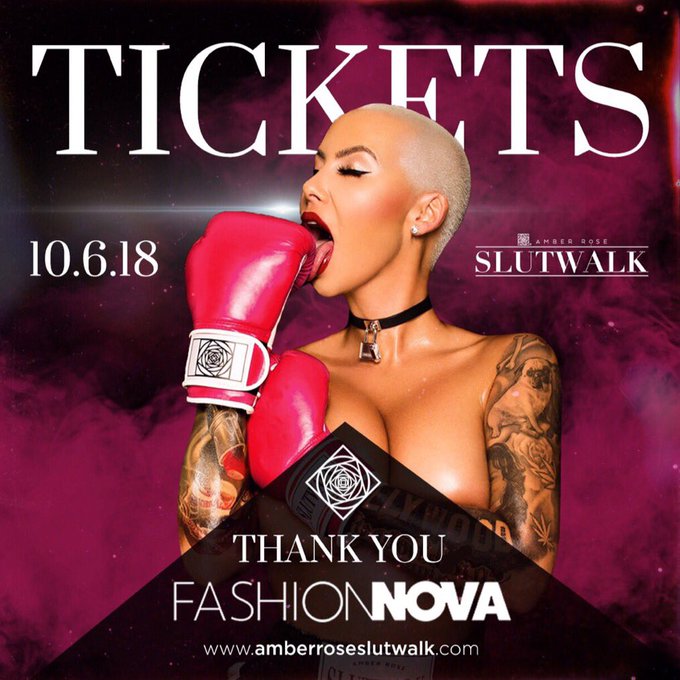 TICKETS FOR SLUTWALK ARE NOW LIVE! You know they go super fast! 
? @fashionnova has made this a FREE