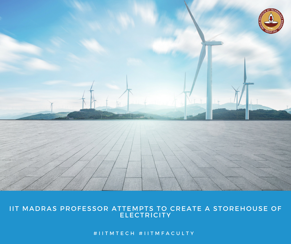 iitmadras's tweet photo. #IITMTech #IITMFaculty
Prof. Satyanarayanan Seshadri, @iitmadras develops a compressed #air storage #system for wind & solar farms. Compressed air stored in a container is later used to run a turbine-generator creating a storehouse of #electricity
https://t.co/HgVwpmAJDY https://t.co/zCjye1pNJK