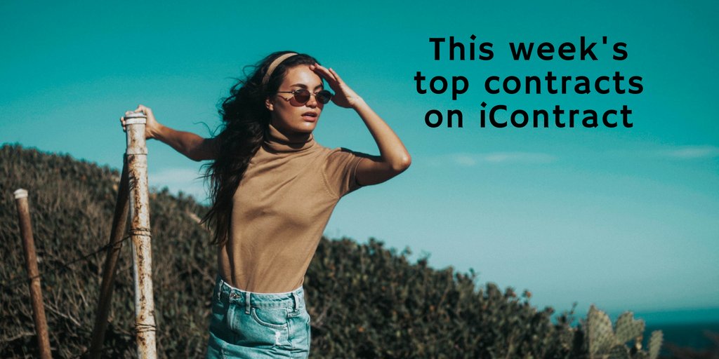 Here's the iContract team's roundup of the best contracts to be posted on the platform this week... 

Take a look 👉 bit.ly/2LFJSEu 

#Jobs #ContractorJobs 🖦 💼