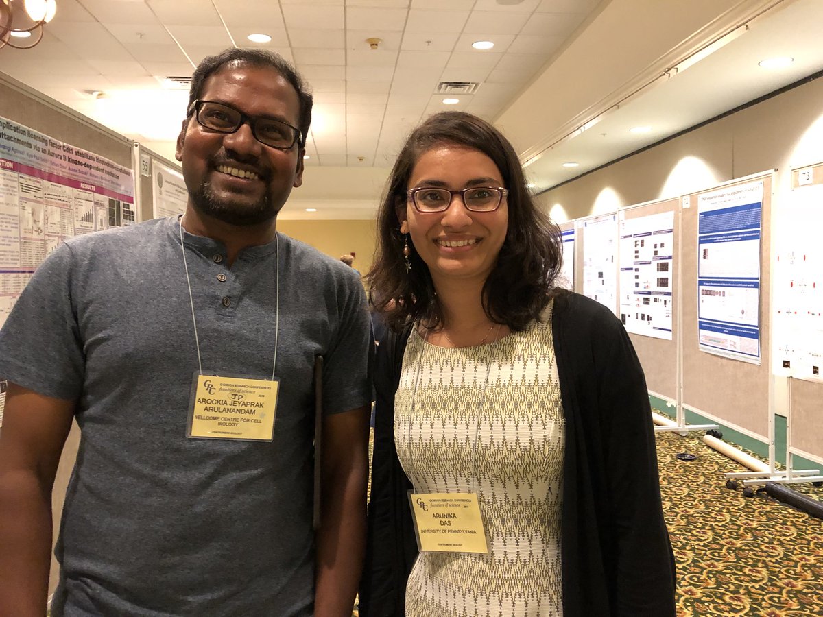 #GRCentromere Great meeting an awesome trainee @ GRC centromere 2018