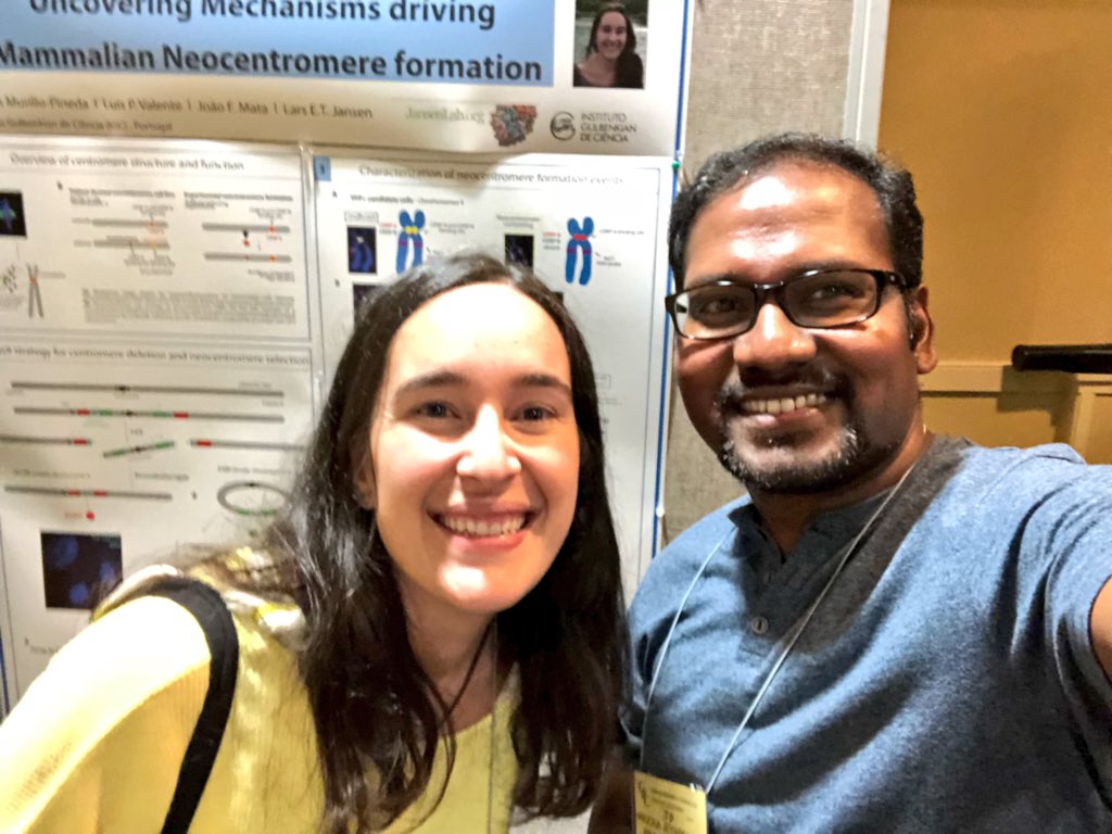 #GRCentromere  Great discussion with Marina on neocentromere formation @ GRC centromere 2018