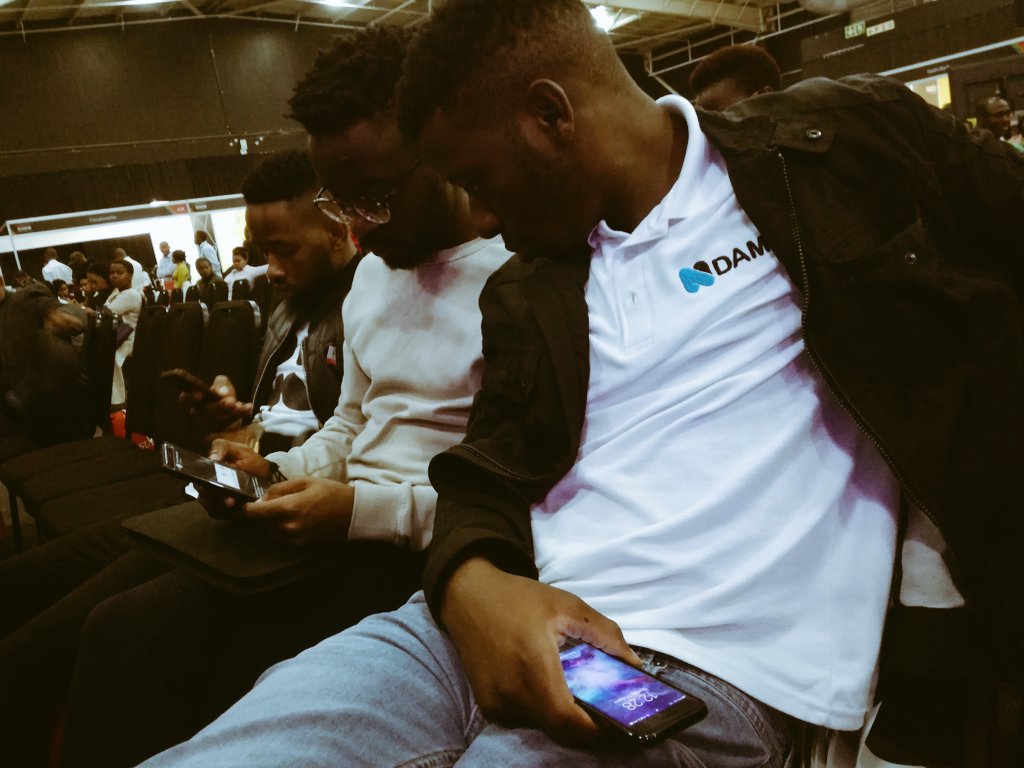 ndamee_agency's tweet photo. In high spirit as the team experiences and networks at #TheBizshowSA 📚💹 https://t.co/Bj2DtkiqtD