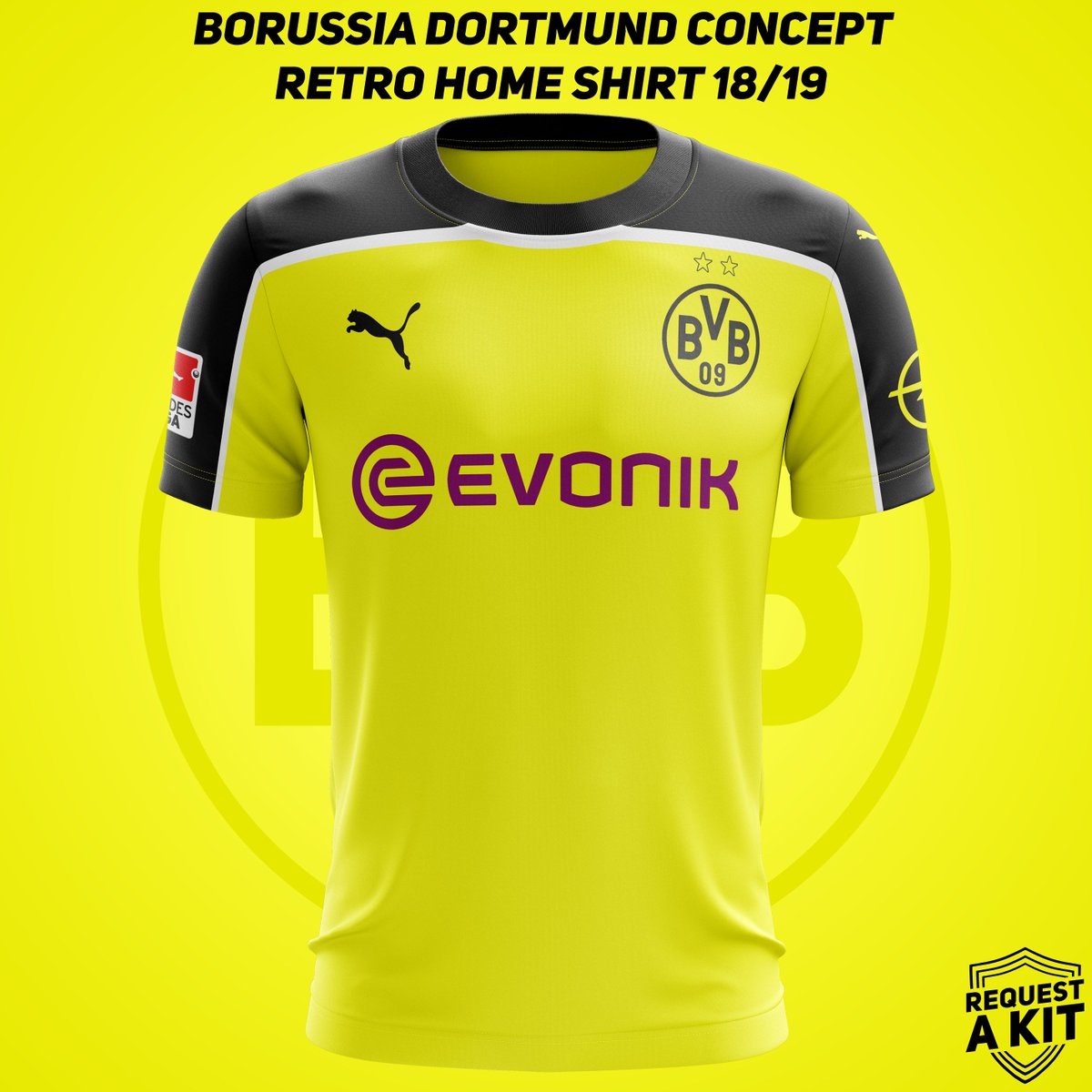 retro dortmund shirt