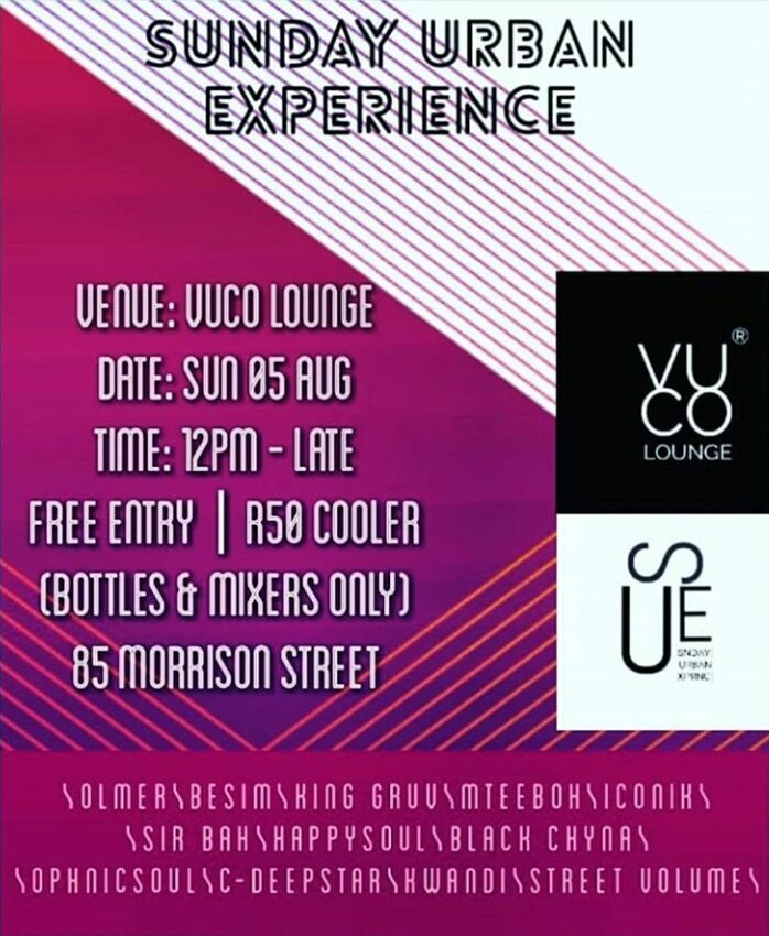 omar_chilled's tweet photo. @vucolounge is going to be open from friday to sunday.
On sunday we having free entry for everyone and cooler boxes are allowed but will have to pay R50 just to let them in.Come through 😉😉🙌 https://t.co/kNYcYLOabR