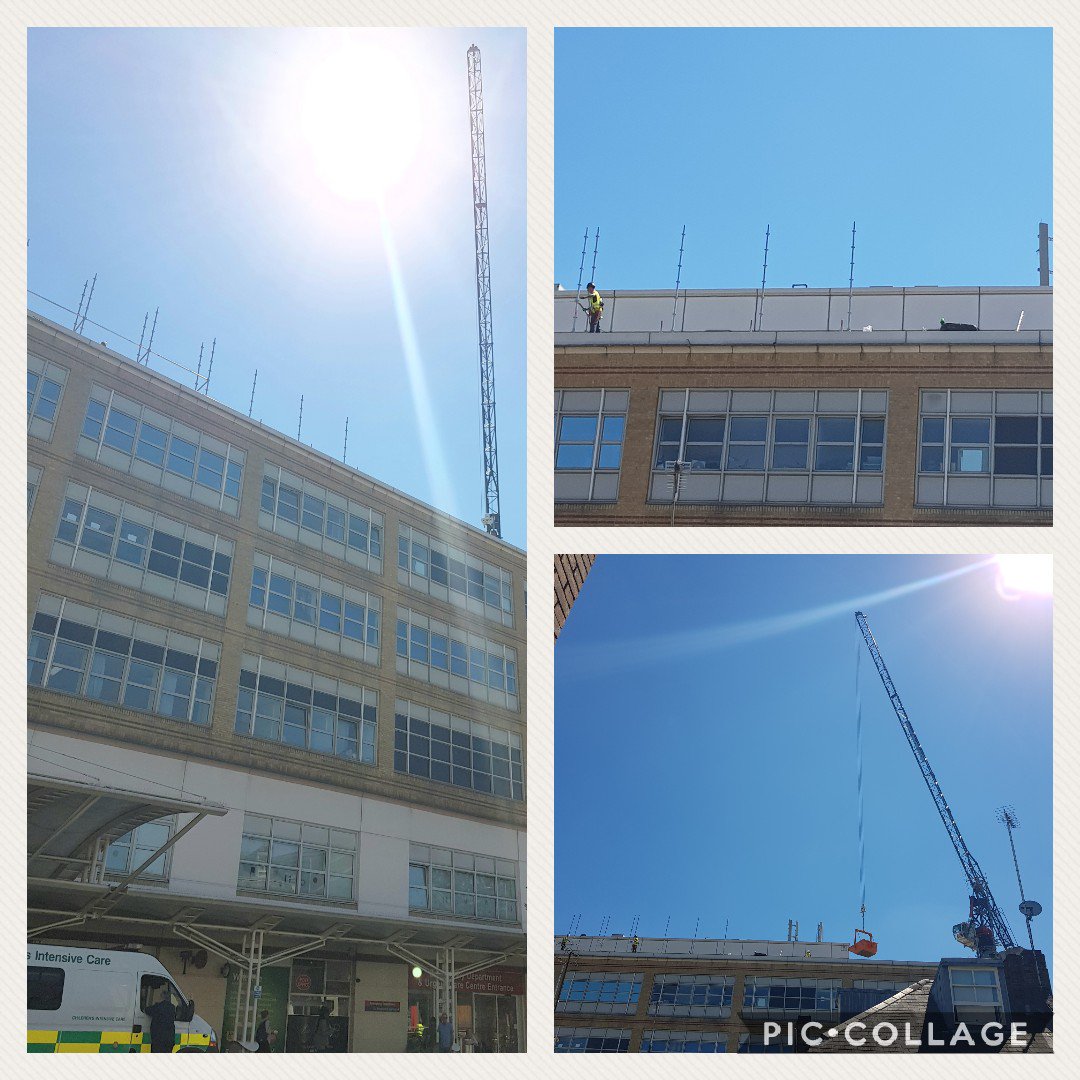 Love the view of #cranes over our @ChelwestFT #ICU. Literally #growth and #care hand in hand. @chelwestICU #ICUexpansion #patientsfirst @cwpluscharity